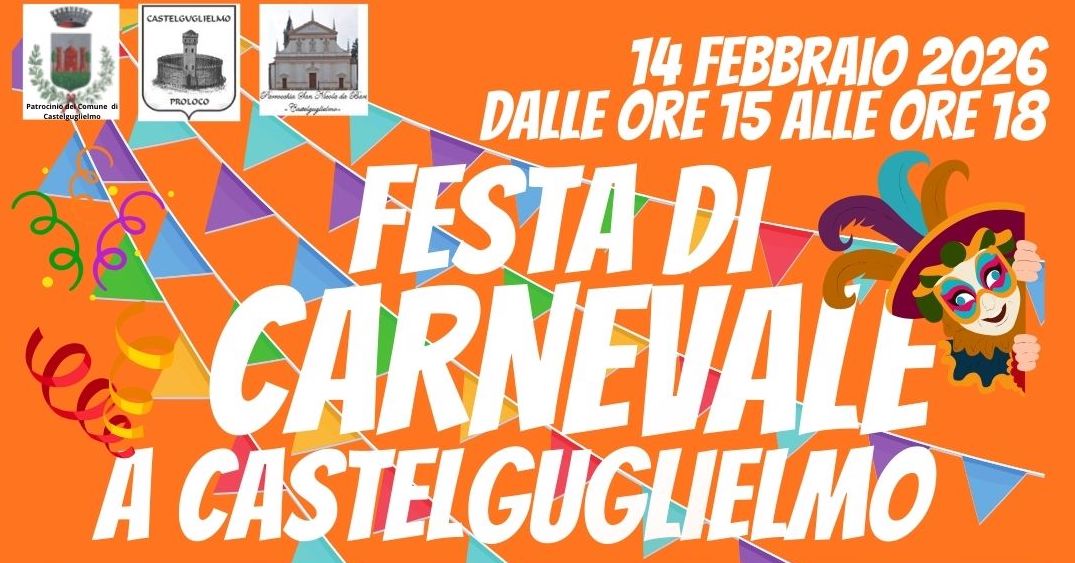 14 febbraio: Festa di Carnevale a Castelguglielmo
