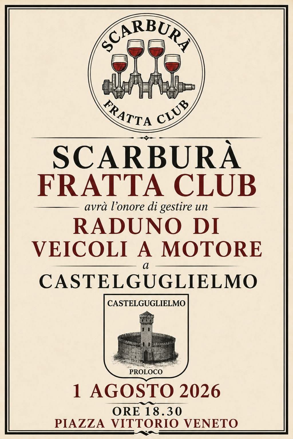 Raduno di Veicoli a Motore – Scarburà Fratta Club