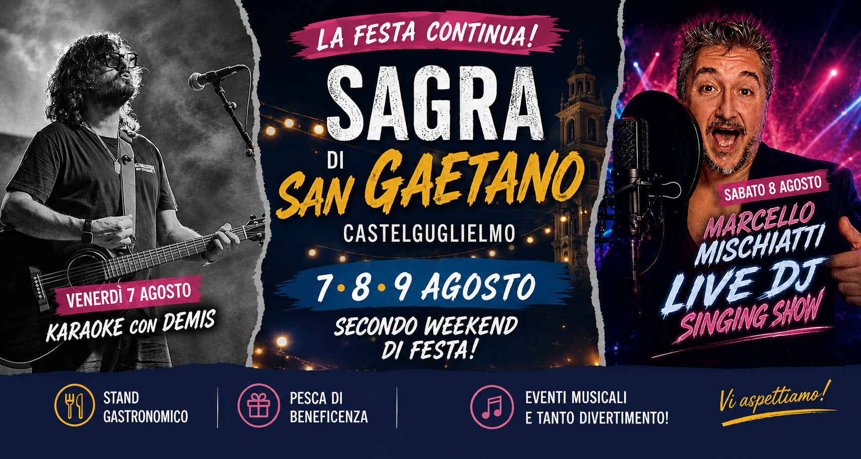 La Sagra di San Gaetano continua: vi aspettiamo nel secondo weekend di festa!